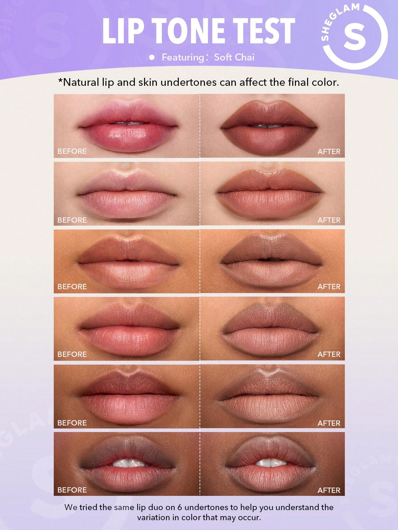 SHEGLAM 2 in 1 Glam Lipstick and Liner Duo