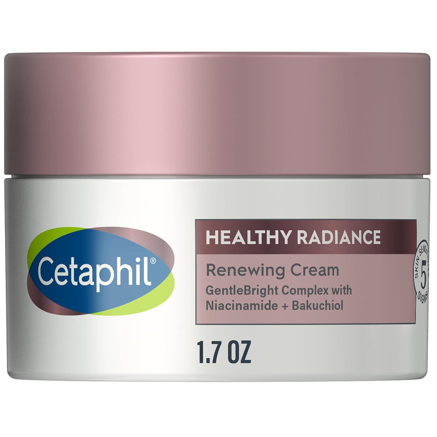 Cetaphil Face Cream, Healthy Radiance Renewing Cream, Visibly Reduces Look of Dark Spots, Brightening Lotion, Designed for Sensitive Skin, Hypoallergenic, Fragrance Free, 1.7oz