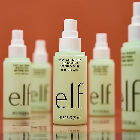 e.l.f. Stay All Night Blue Light Micro-Setting Mist, Setting Spray & Skin Refresher For A Matte Finish, Reduces Blue Light Transmission