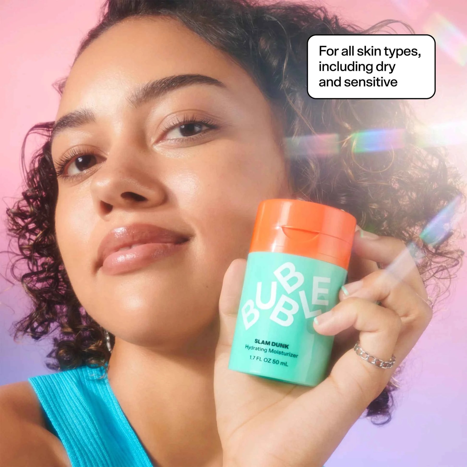 Bubble Skincare Slam Dunk Hydrating Face Moisturizer for Dry Skin