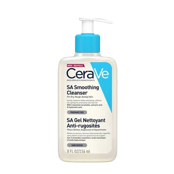 CeraVe SA Smoothing Cleanser For Dry, Bumpy Skin