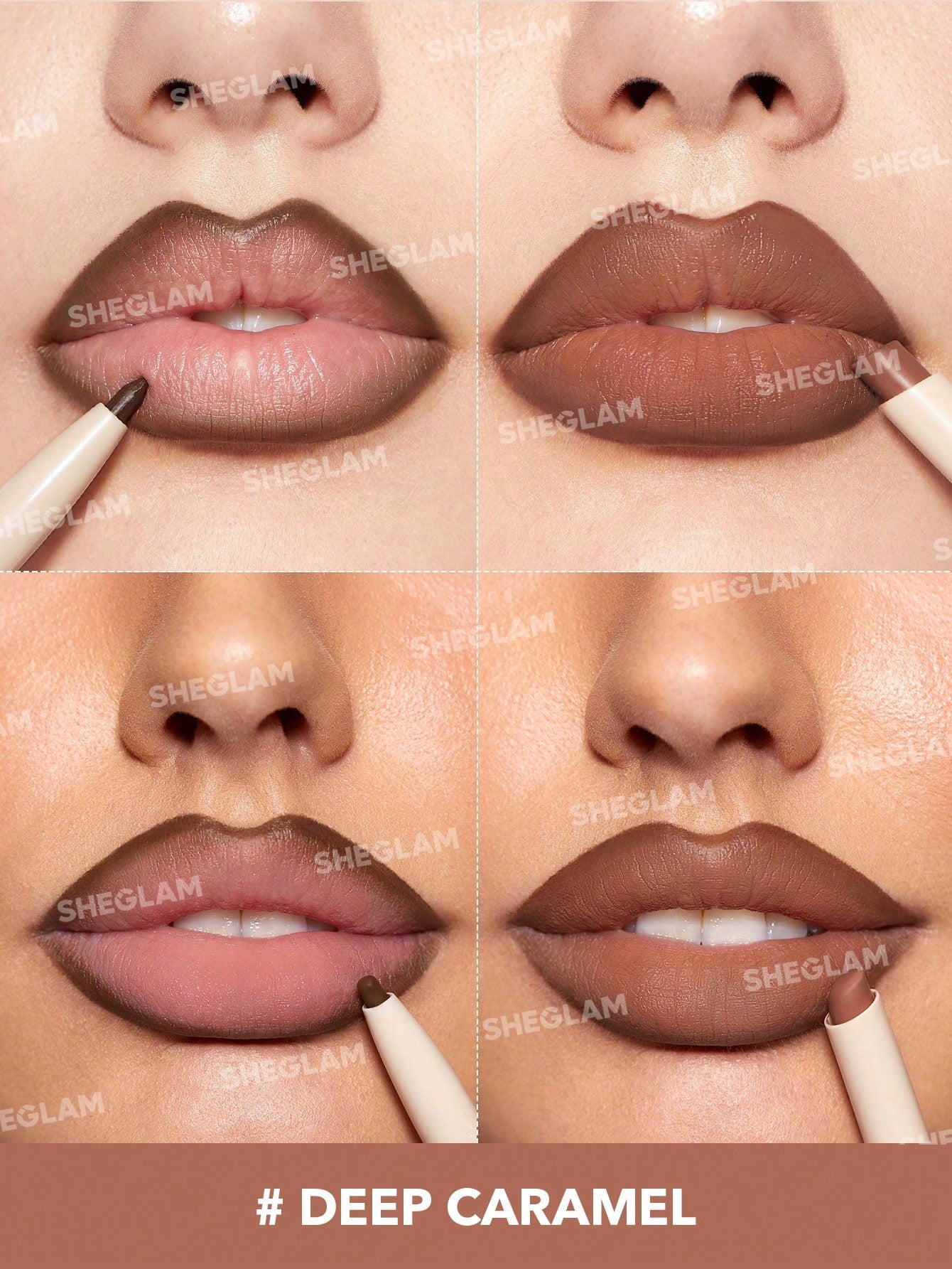 SHEGLAM 2 in 1 Glam Lipstick and Liner Duo