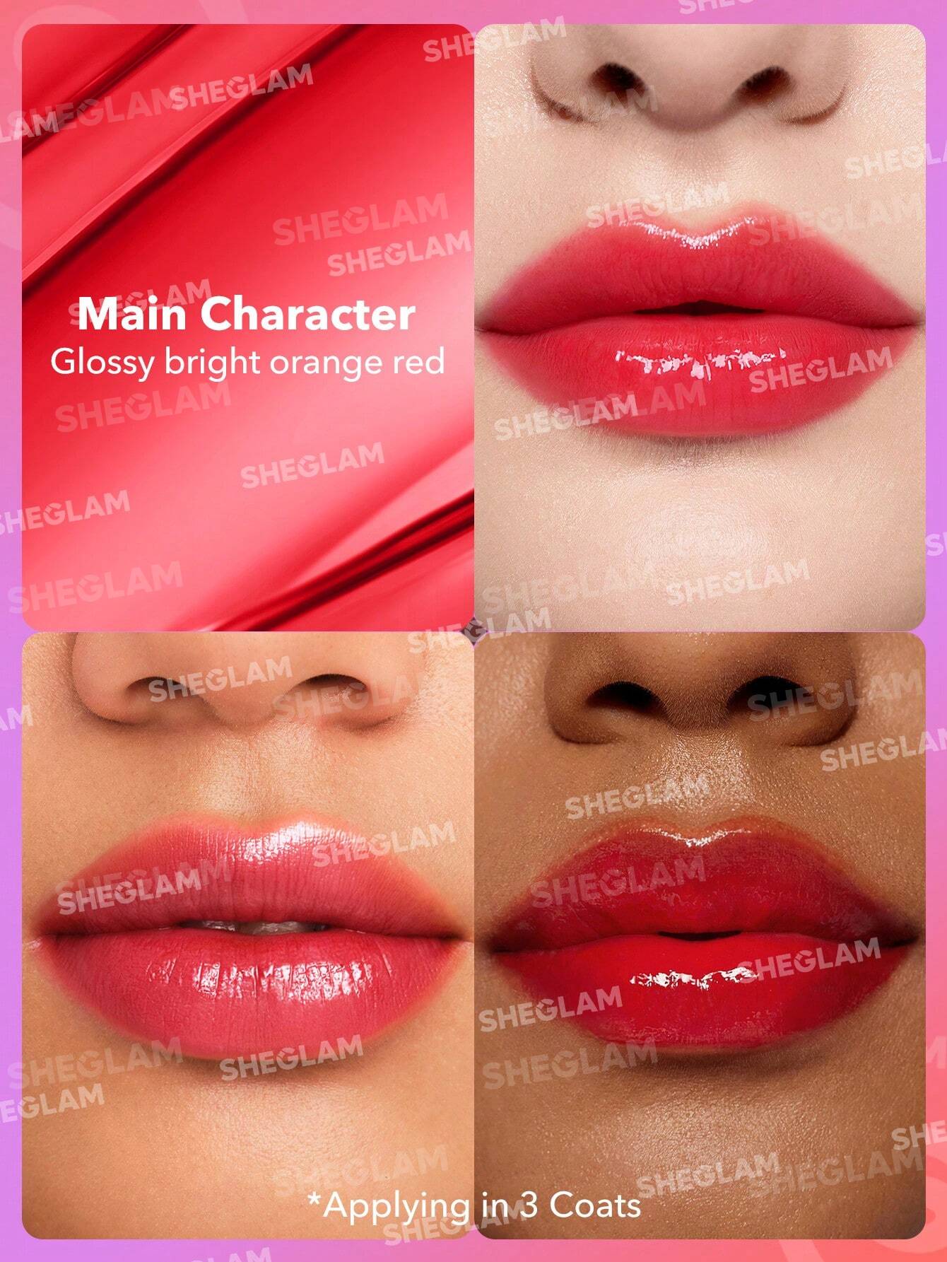 Sheglam Mirror Kiss High-Shine Lipstick