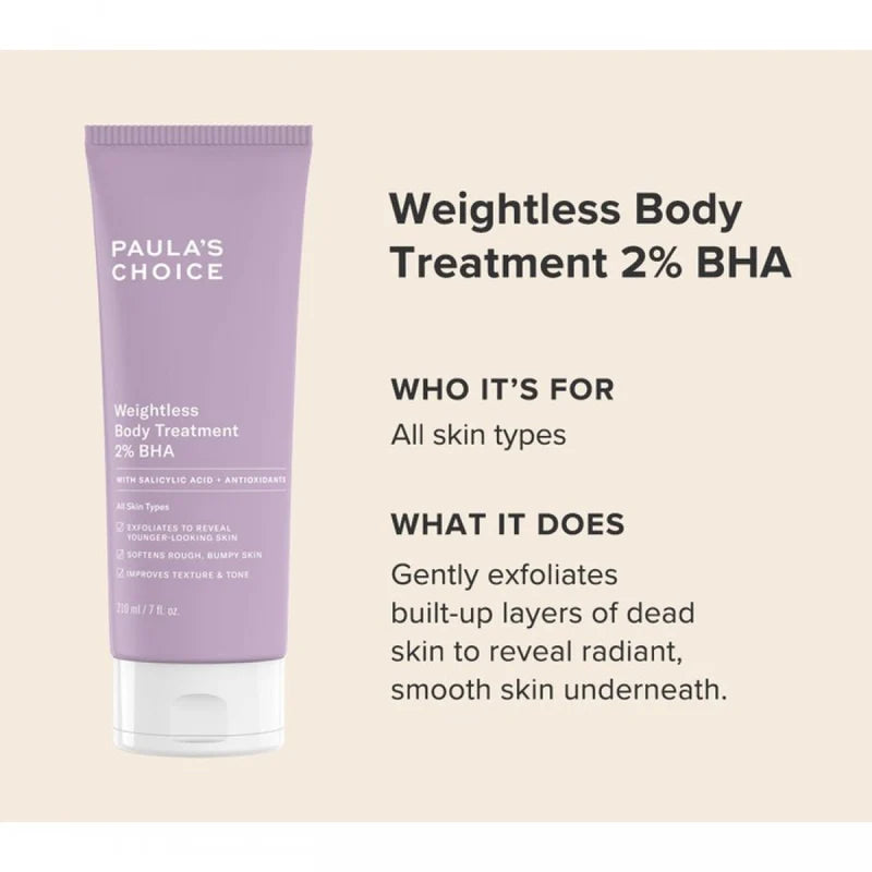 PAULA’S CHOICE Weightless Body Treatment 2% BHA