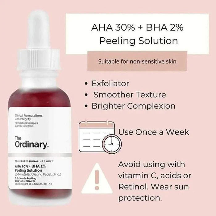 The Ordinary AHA 30% + BHA 2% Peeling Solution