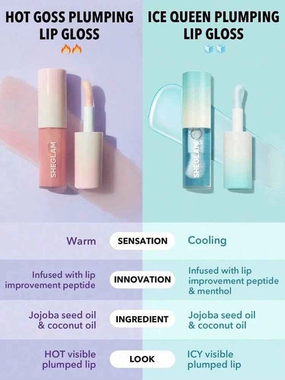 Sheglam Plump Addict HOT & COLD GLOSS DUO Plumping Lipgloss Set
