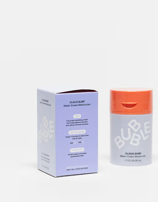 Bubble Skincare Cloud Surf Water Cream Face Moisturizer