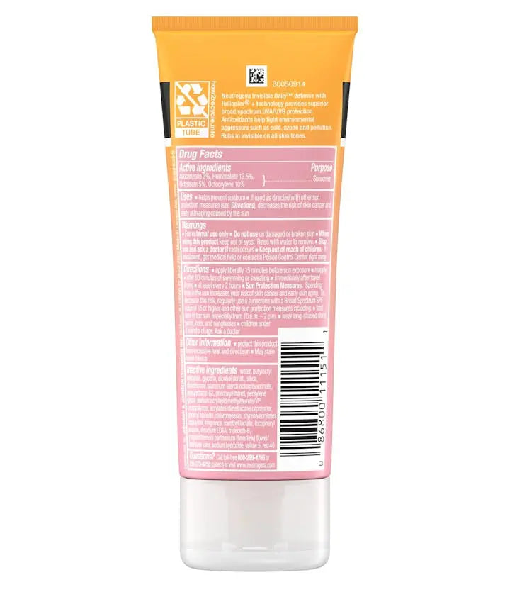 Neutrogena Invisible Daily Defense Sunscreen Lotion SPF 60+