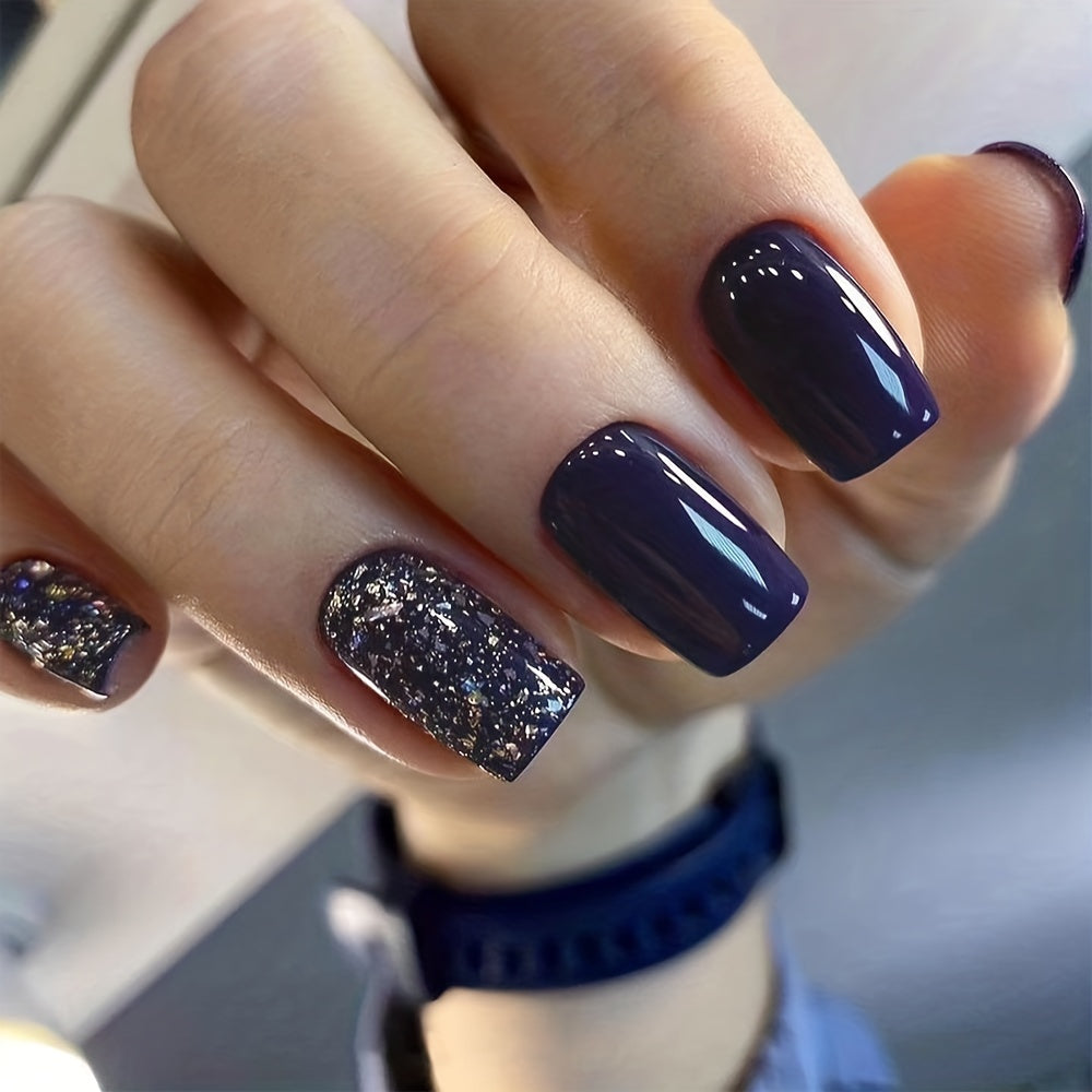 Acrylic Fake Nails in Mixed Colors