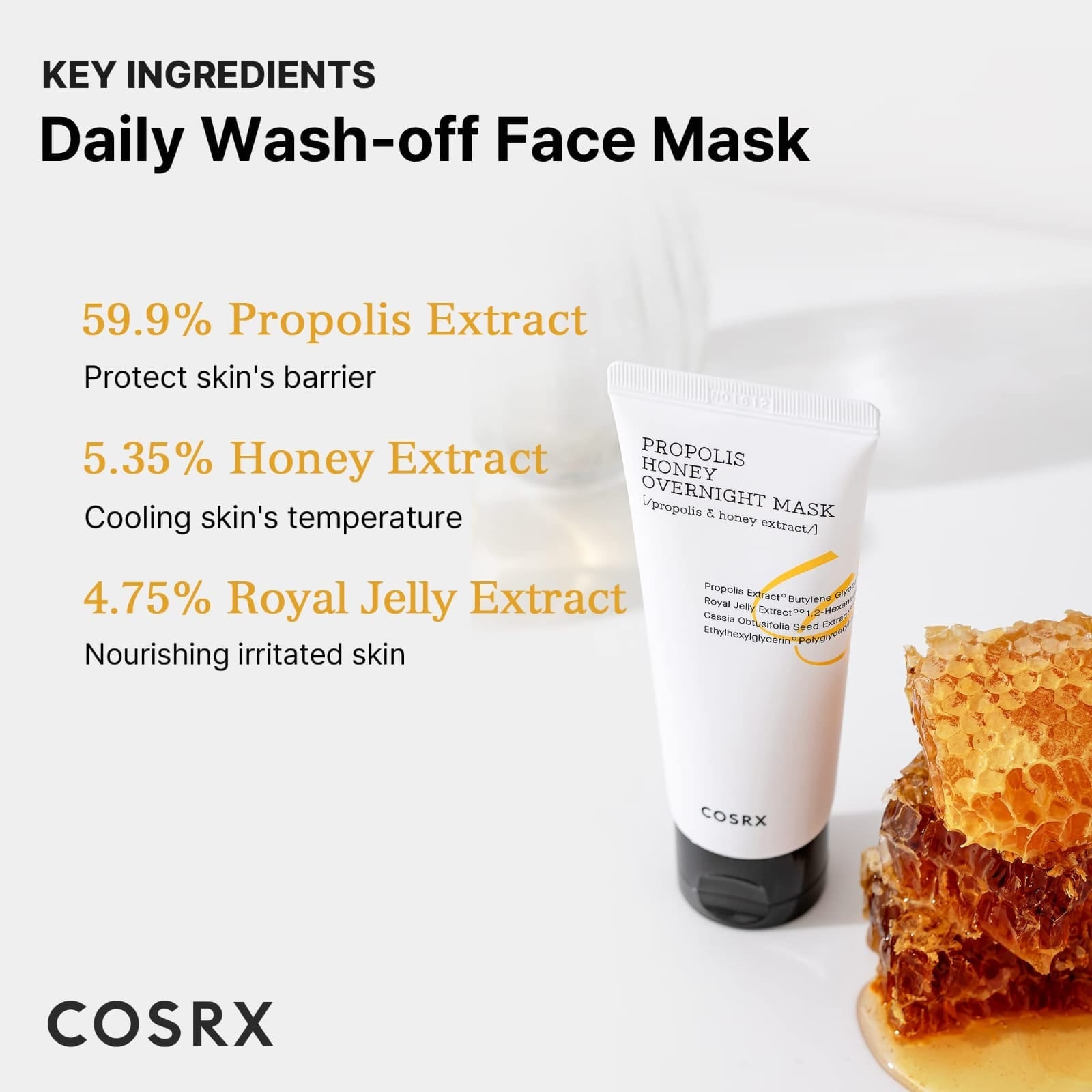 COSRX Propolis Honey Overnight Mask 60ml
