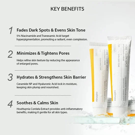Celimax Pore+ Darkspot Brightening Cream For Even SkinTone