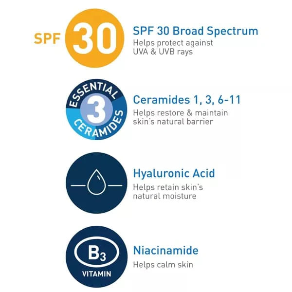 CeraVe AM Facial Moisturizing Lotion SPF30
