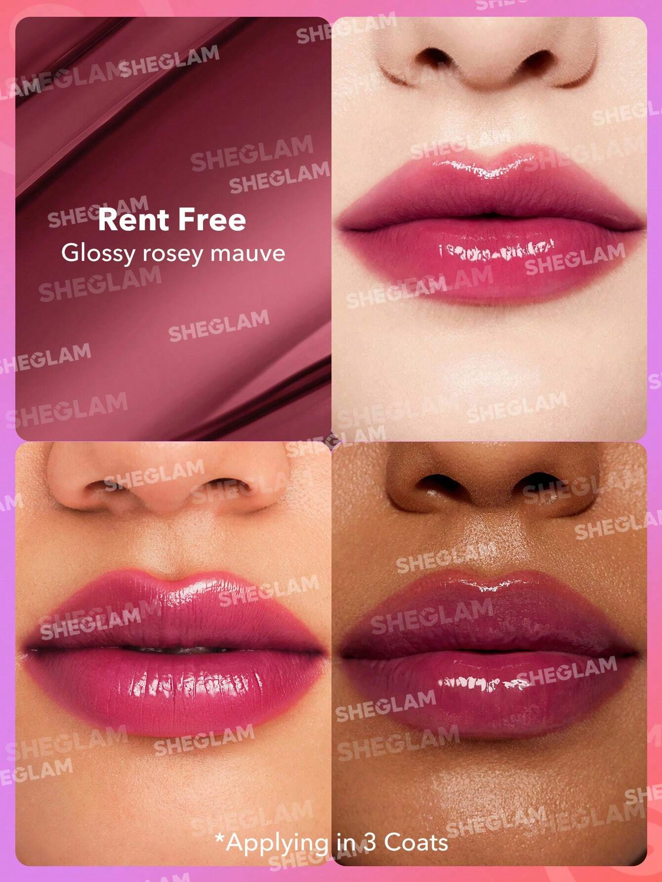 Sheglam Mirror Kiss High-Shine Lipstick