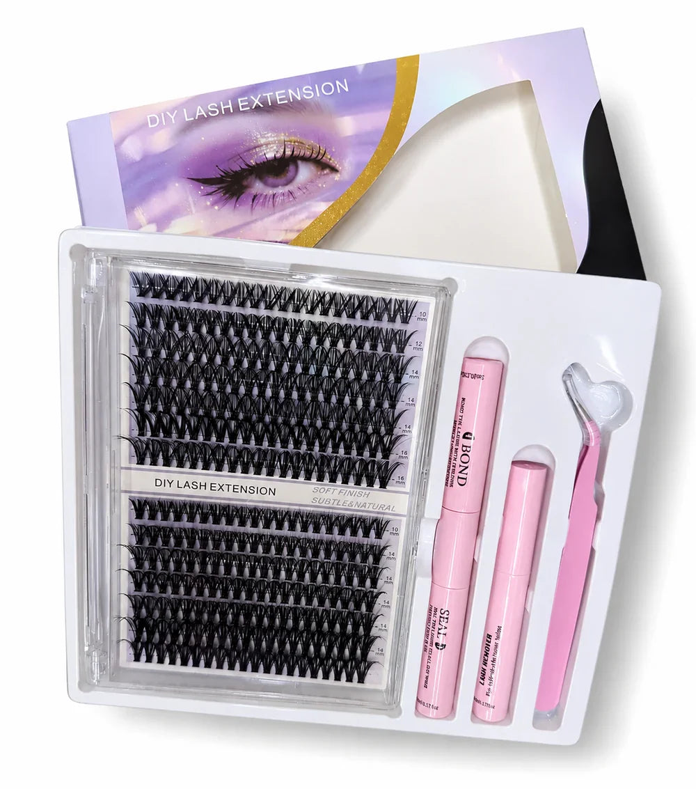 Lash Extension Kit with Lash Glue