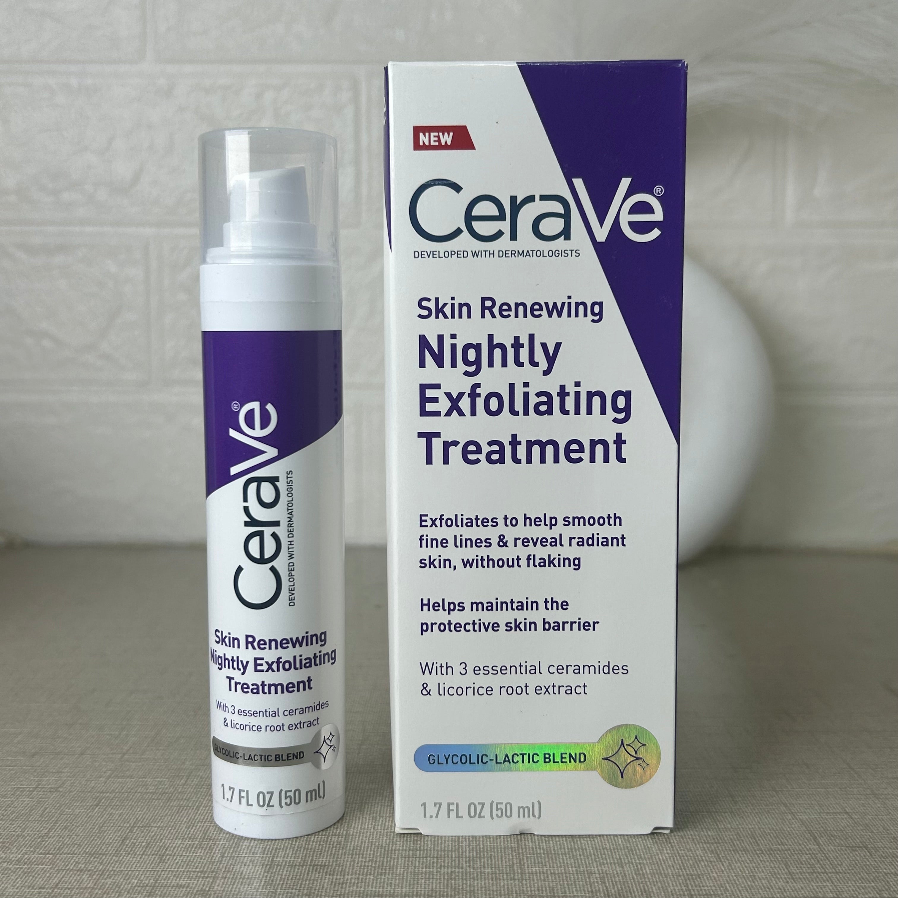 Cerave Skin Renewing Nightly Exfoliating Treatment - Classy Touch Pk