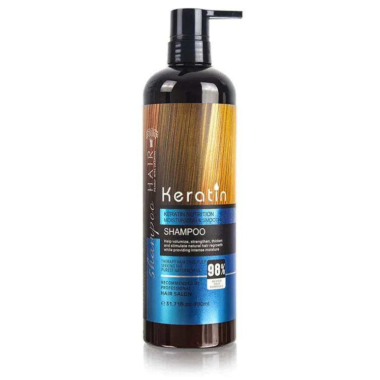 Sulfate-Free Keratin Straightening Hair Shampoo