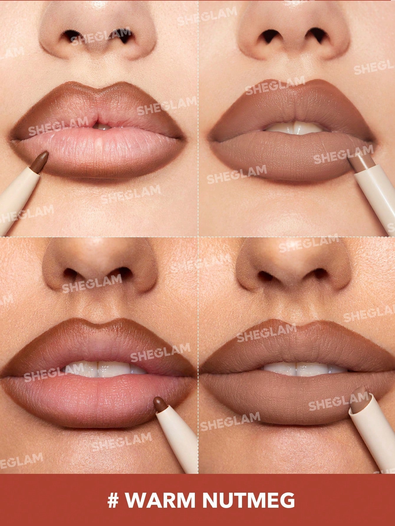 SHEGLAM 2 in 1 Glam Lipstick and Liner Duo