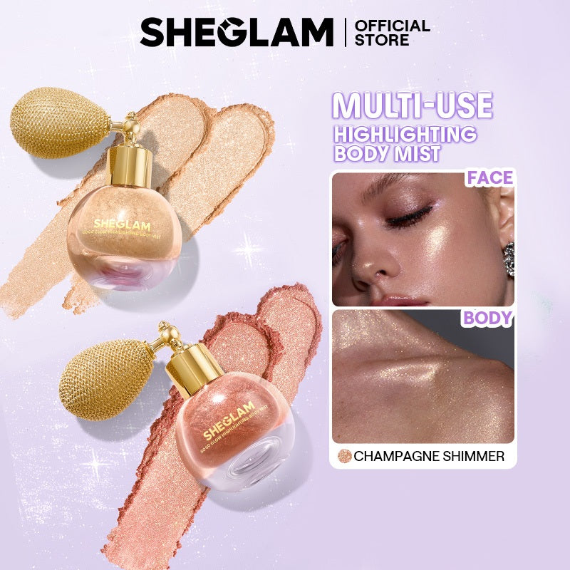 SHEGLAM Go Go Glow Highlighting Body Mist