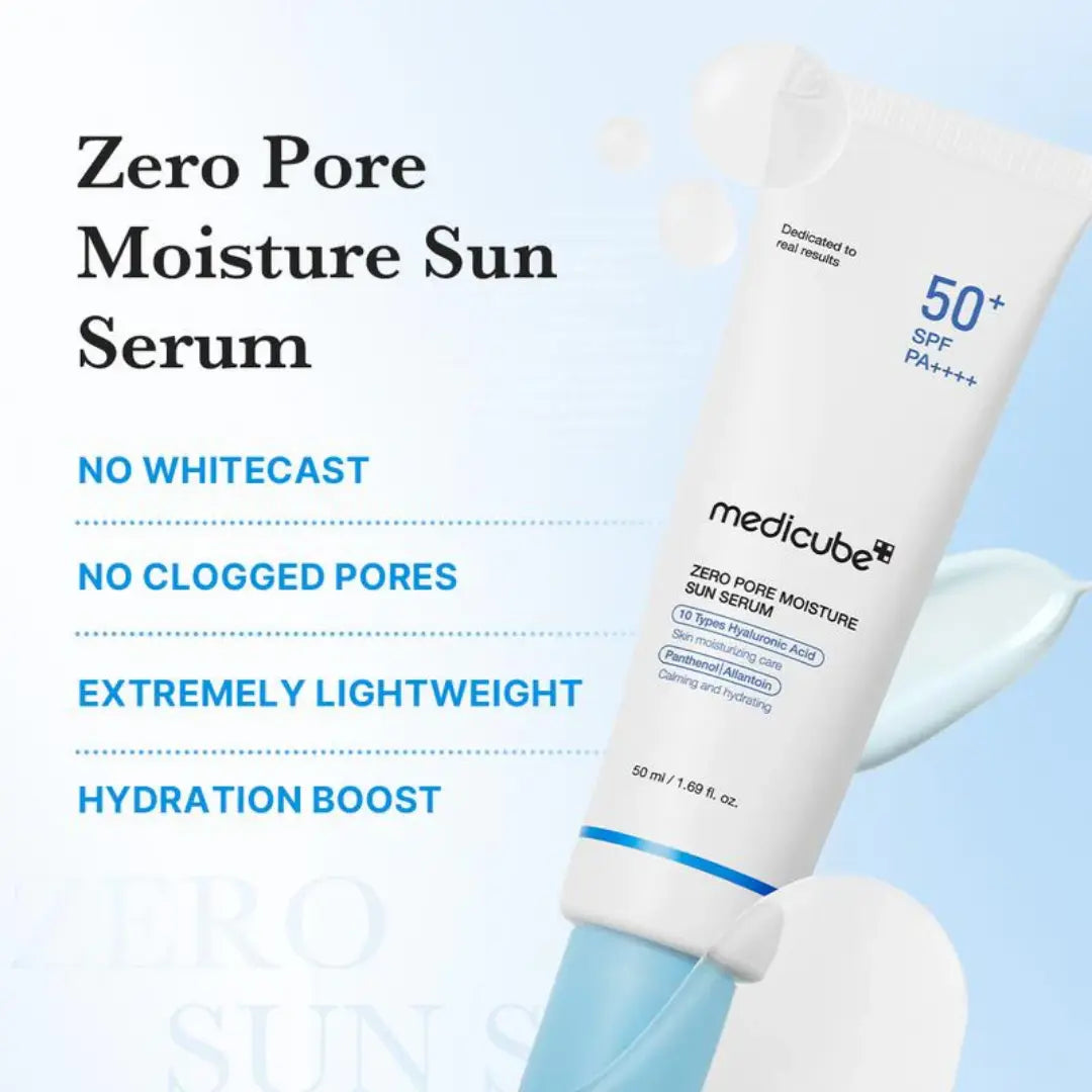 Medicube Zero Pore Moisture Sun Serum SPF50 Sunblock